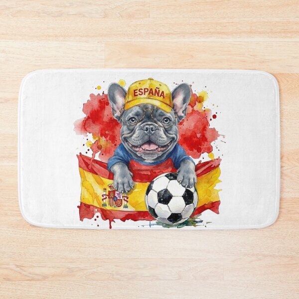 Item preview, French bulldog Frenchie World Cup Spain Suppawter designed and sold by The Suppawters.