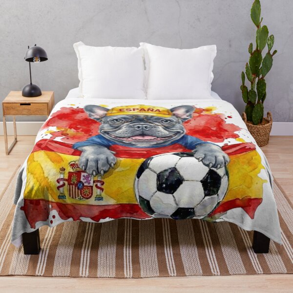 Item preview, French bulldog Frenchie World Cup Spain Suppawter designed and sold by The Suppawters.