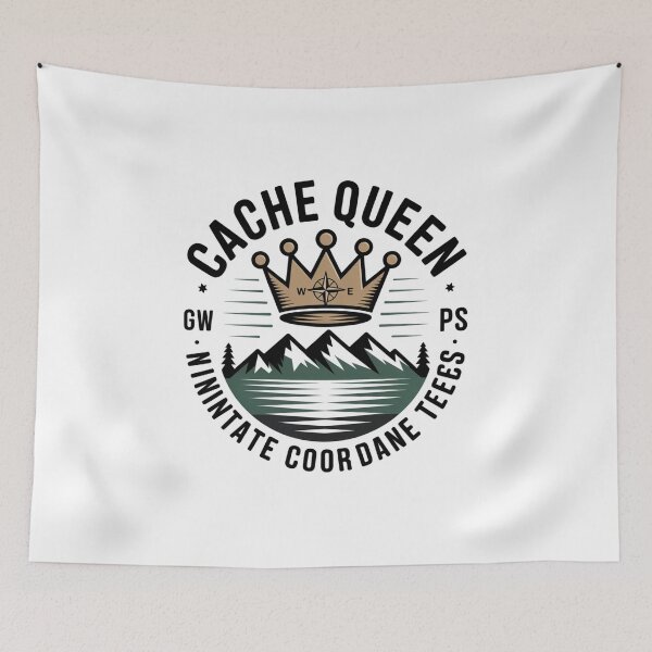 Aperçu de l'œuvre Cache Queen Vintage Geocaching créée et vendue par IamKristopher.