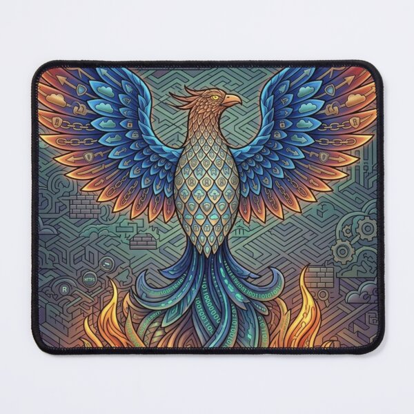Item preview, The Incident Response Phoenix Cybersecurity Art designed and sold by JessParkerPMP.