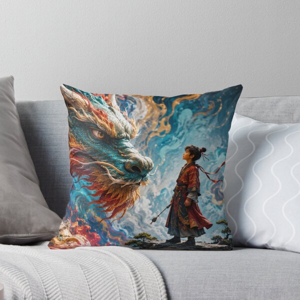 Item preview, Dragon and youth in celestial encounter designed and sold by Rebel74jf.