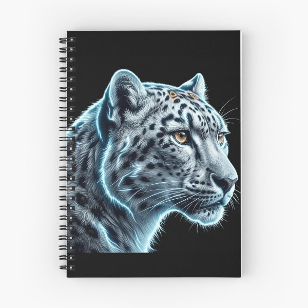 Item preview, Neon Snow Leopard Glow Electric Art designed and sold by Innova_Creations.