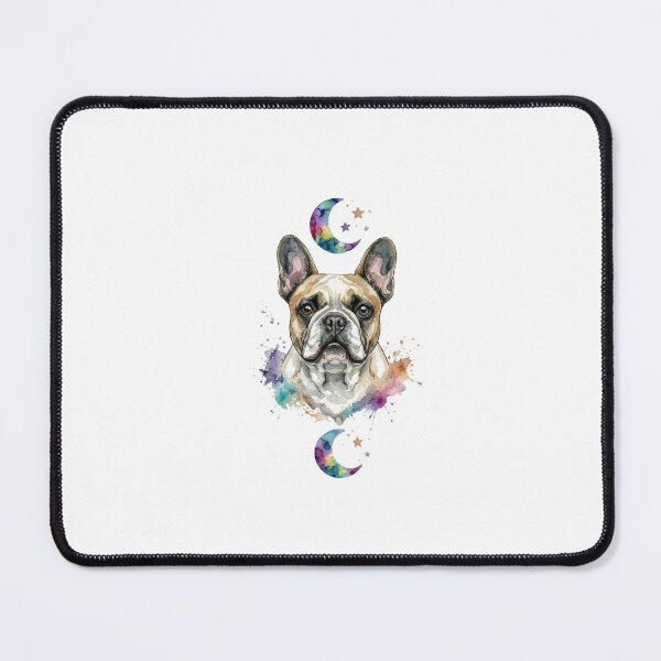 Item preview, French Bulldog Heart Portrait – Minimalist Vintage Frenchie Love Artwork designed and sold by shallia.