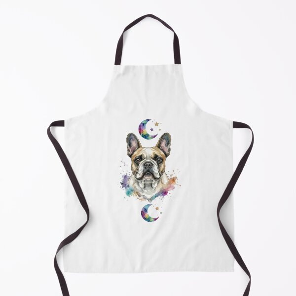 Item preview, French Bulldog Heart Portrait – Minimalist Vintage Frenchie Love Artwork designed and sold by shallia.