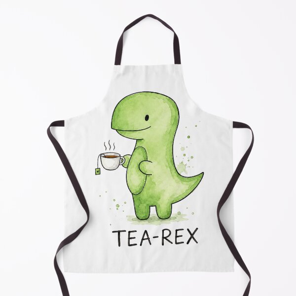 Item preview, Tea Rex Dinosaur Watercolor Cute Pun designed and sold by lvlupthreads.