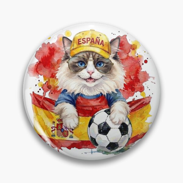 Item preview, Ragdoll cat World Cup Spain Suppawter designed and sold by The Suppawters.