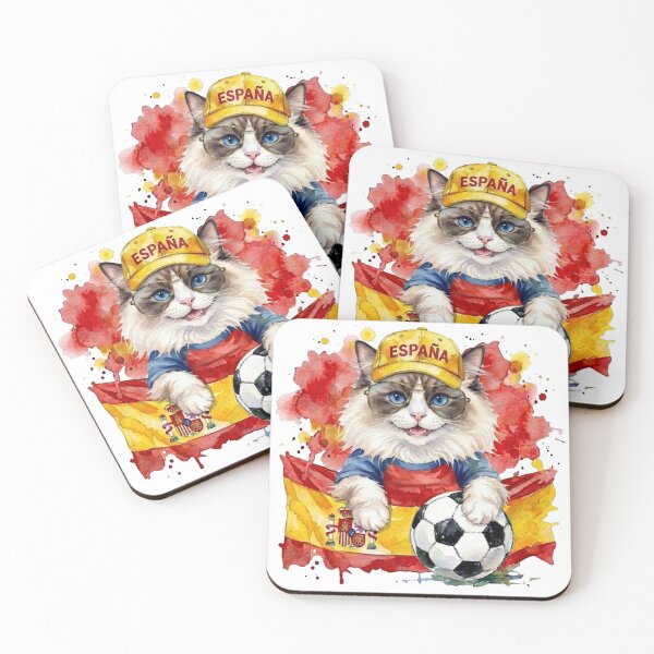 Item preview, Ragdoll cat World Cup Spain Suppawter designed and sold by The Suppawters.