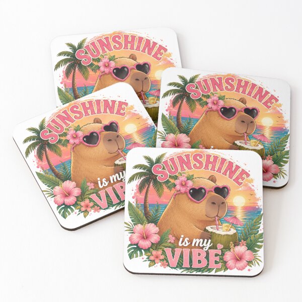 Item preview,  capybara Sunshine is my vibe designed and sold by winniwinston.