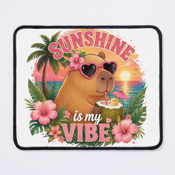 Item preview, capybara Sunshine is my vibe designed and sold by winniwinston.