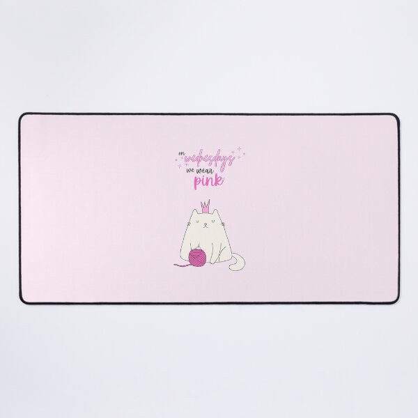Item preview, Sassy Cat Mean Girls Quote: "On Wednesdays We Wear Pink", Animal Designs designed and sold by SpringTeaDesigns.