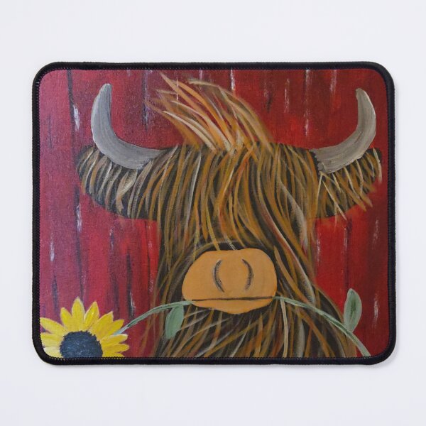Item preview, Highland cow sunflower designed and sold by loncat1013.