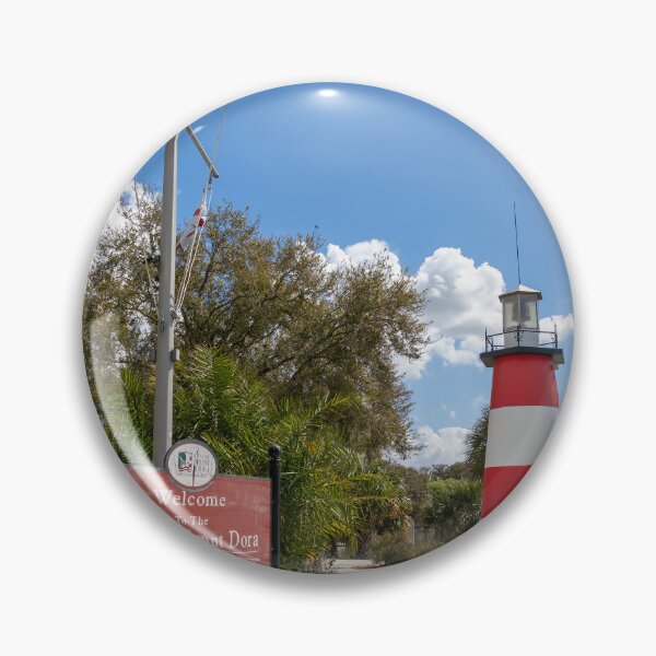 Item preview, Lighthouse and Welcome Sign in Gilbert Park, Mount Dora, Florida designed and sold by jrtwynam.