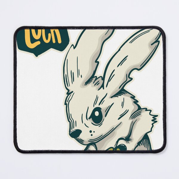 Item preview, No Luck Rabbit Sticker designed and sold by Nerdflipp.