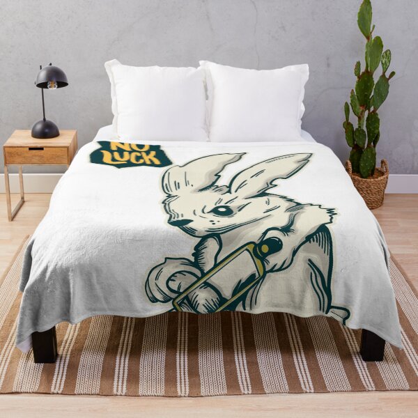 Item preview, No Luck Rabbit Sticker designed and sold by Nerdflipp.
