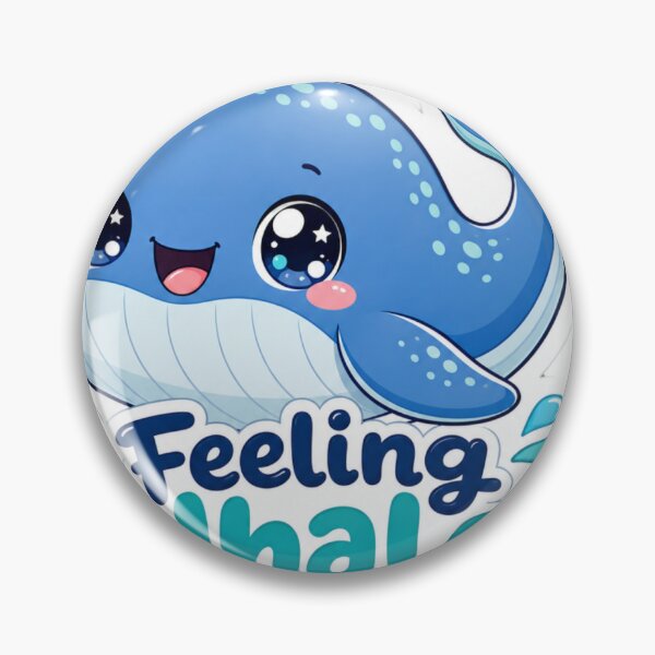 Item preview, Feeling Whaley Good Cute Whale Kawaii designed and sold by BoosterShop.