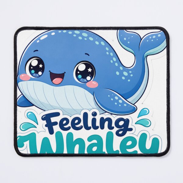 Item preview, Feeling Whaley Good Cute Whale Kawaii designed and sold by BoosterShop.