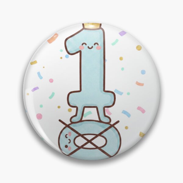 Item preview, 1st Birthday Boy – Kawaii Crown Confetti designed and sold by LitlleBianca.