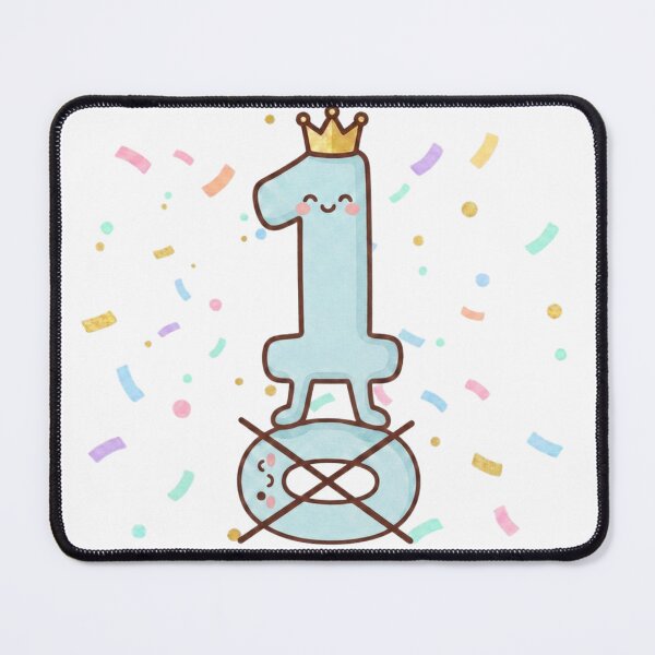 Item preview, 1st Birthday Boy – Kawaii Crown Confetti designed and sold by LitlleBianca.