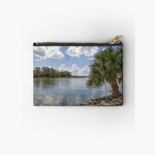Item preview, Serene Lakefront View with Palm Trees in Mount Dora, Florida designed and sold by jrtwynam.