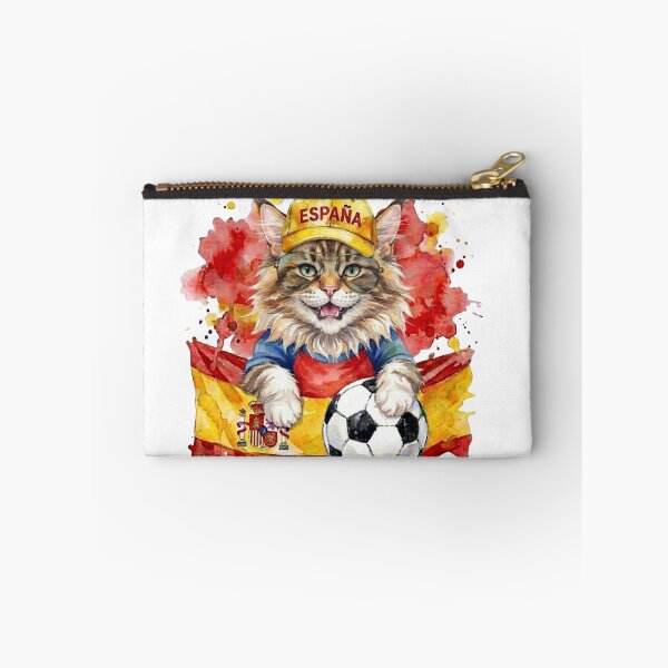 Item preview, Maine Coon cat World Cup Spain Suppawter designed and sold by The Suppawters.