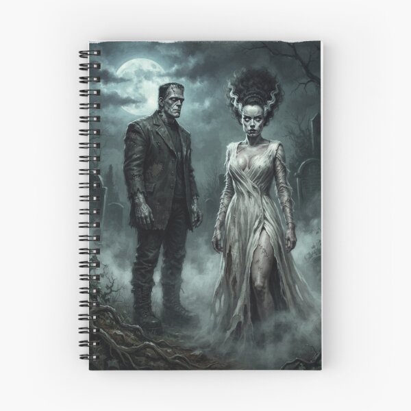 Item preview, Frankenstein and his Bride designed and sold by Digital Dream Art.