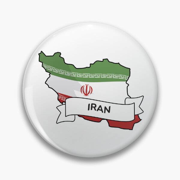 Item preview, Iran Map and Flag Silhouette Graphic designed and sold by Travel.Art.