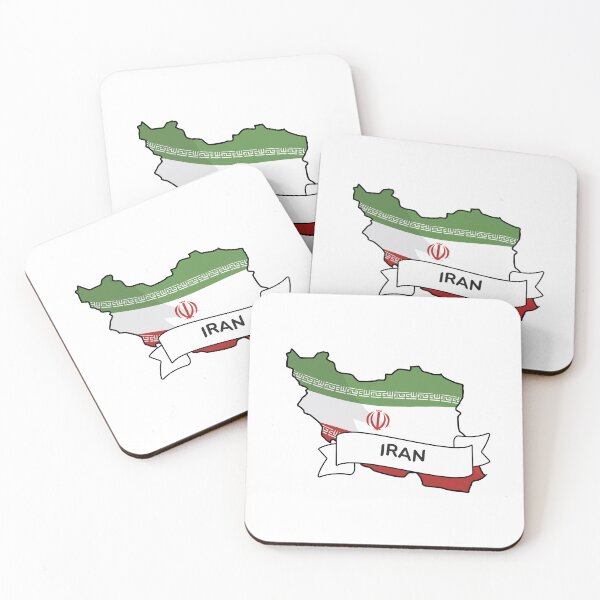 Item preview, Iran Map and Flag Silhouette Graphic designed and sold by Travel.Art.