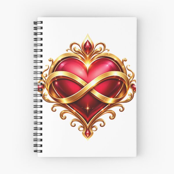 Item preview, Infinite Red Heart designed and sold by syotos-ai.