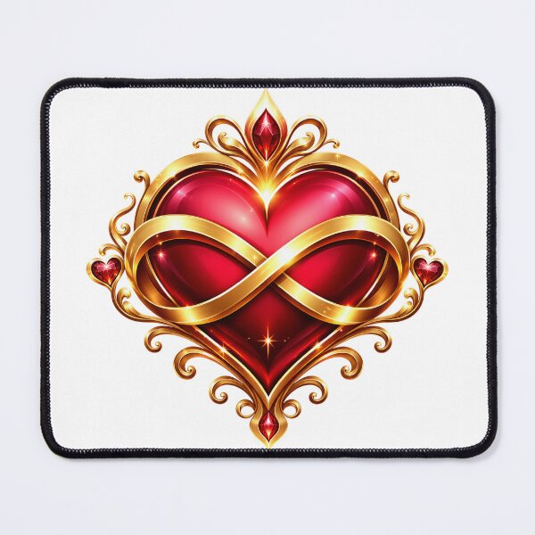 Item preview, Infinite Red Heart designed and sold by syotos-ai.