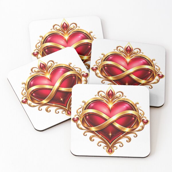 Item preview, Infinite Red Heart designed and sold by syotos-ai.