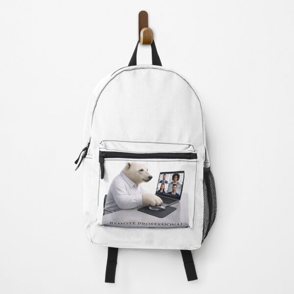 Item preview, Corporate Polar Bear Working Remotely designed and sold by Northern Glow Art.