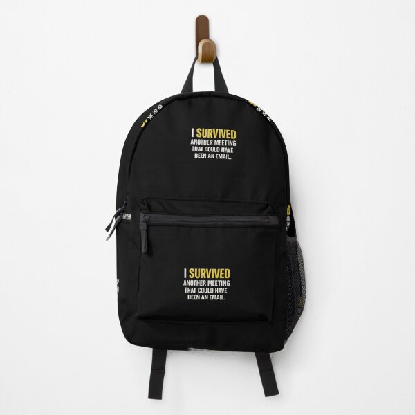 Item preview, I Survived Another Meeting That Could Have Been an Email Funny Office Humor T-Shirt designed and sold by Final Chance Designs⭐️⭐️⭐️⭐️⭐️.