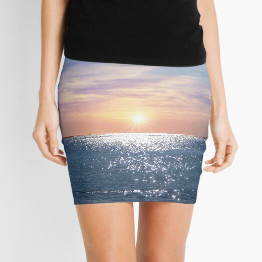 Sunny Morning At The Red Sea Mini Skirt