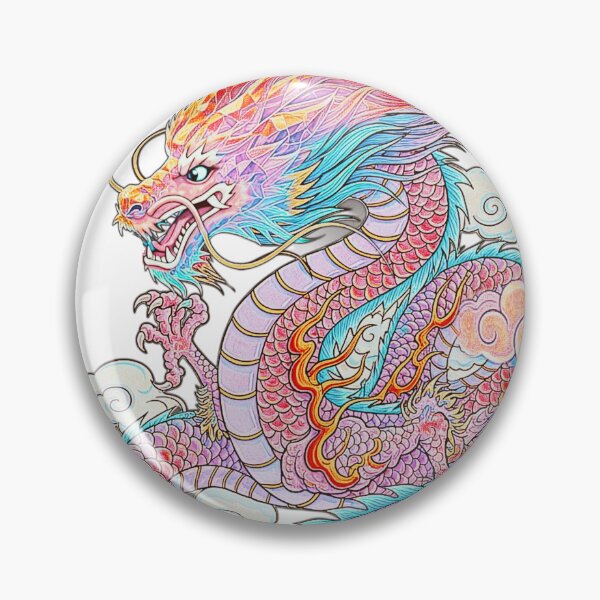 Item preview, Colorful Chinese Dragon Art designed and sold by bewitchedcuties.