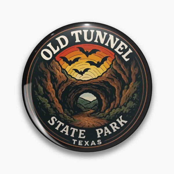 Item preview, Old Tunnel State Park Texas Retro Travel designed and sold by TomFrontierArt.