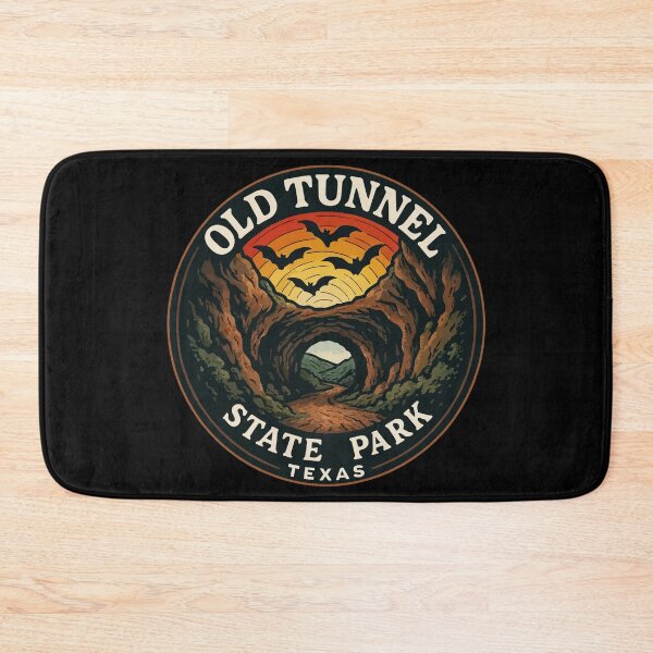 Item preview, Old Tunnel State Park Texas Retro Travel designed and sold by TomFrontierArt.