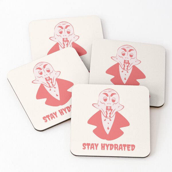 Item preview, Nosferatu Stay Hydrated Vampire Illustration designed and sold by beboplab.
