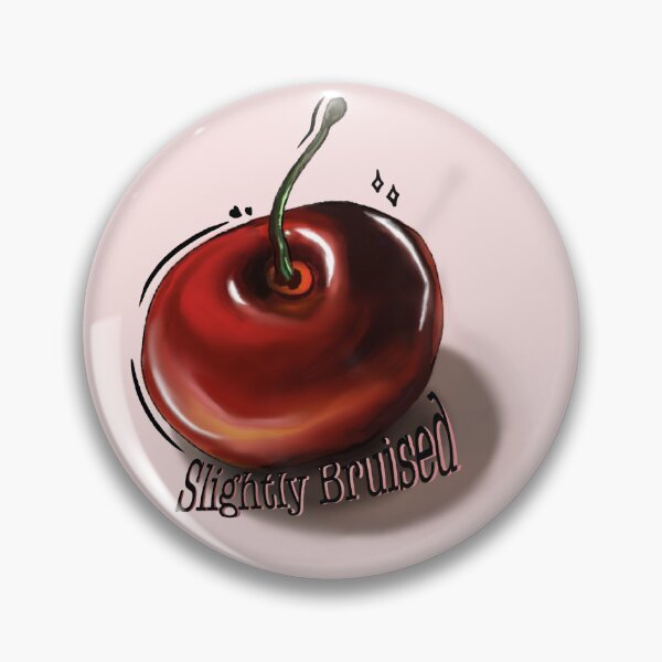 Item preview, Slightly Bruised Glossy Red Cherry Art designed and sold by Vanta5hade.