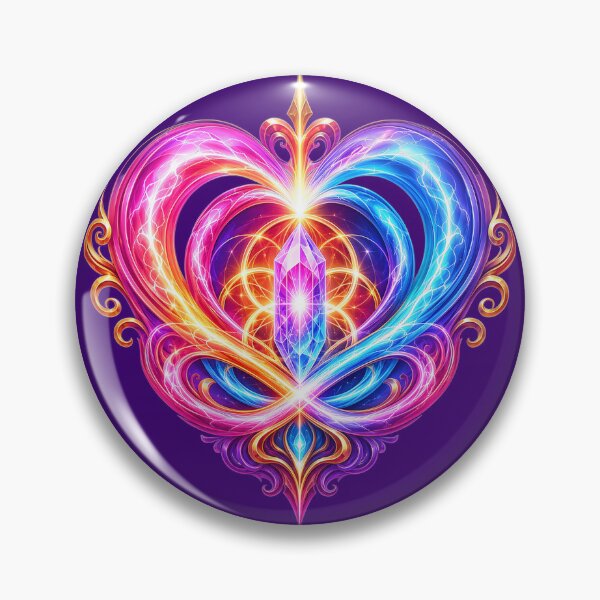 Artikelvorschau, Infinity Crystal Heart entworfen und verkauft von syotos-ai.