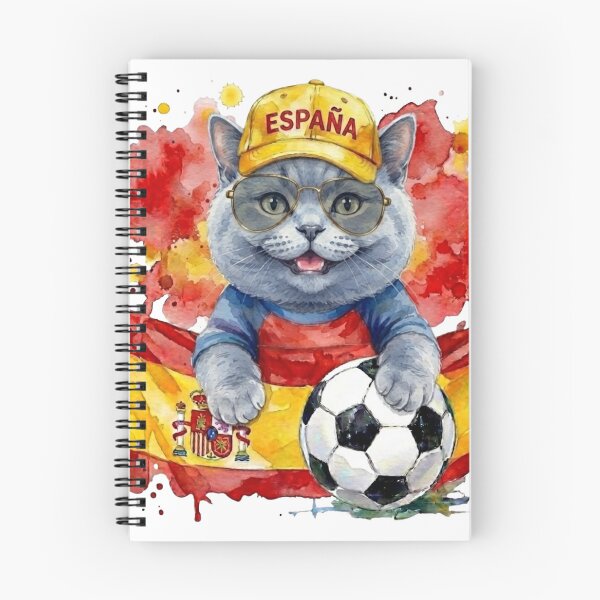 Item preview, British short hair cat World Cup Spain Suppawter designed and sold by The Suppawters.