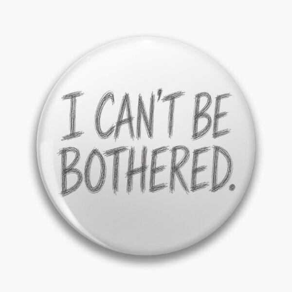Item preview, I Can't Be Bothered – Hand Drawn Pencil Typography designed and sold by CMA Design Studio.
