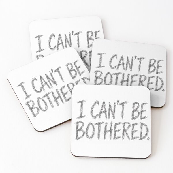 Item preview, I Can't Be Bothered – Hand Drawn Pencil Typography designed and sold by CMA Design Studio.