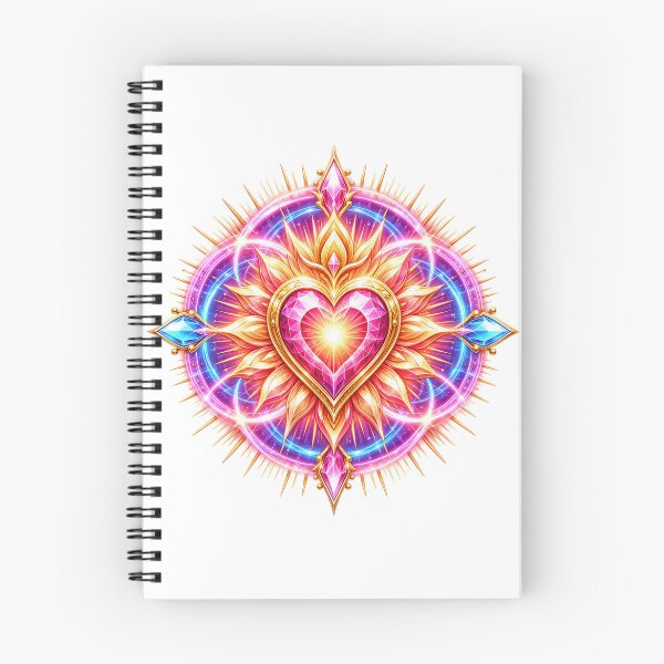 Item preview, Radiant Crystal Heart designed and sold by syotos-ai.