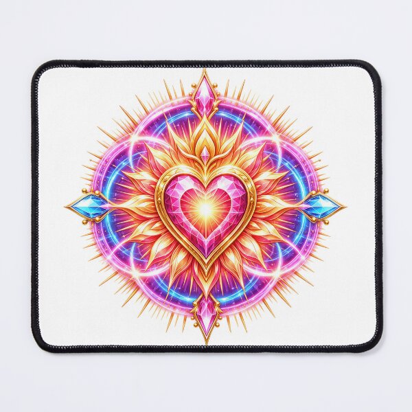 Item preview, Radiant Crystal Heart designed and sold by syotos-ai.