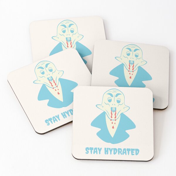 Item preview, Nosferatu Stay Hydrated Vampire Illustration designed and sold by beboplab.