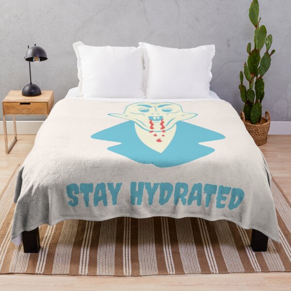 Item preview, Nosferatu Stay Hydrated Vampire Illustration designed and sold by beboplab.