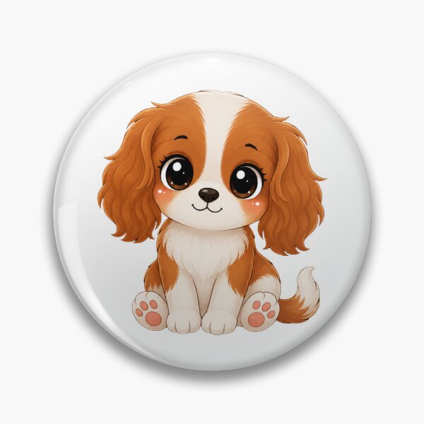 Item preview, Cute Cavalier King Charles Spaniel Puppy designed and sold by Mysthor-Designs.