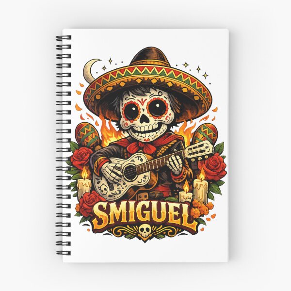 Item preview, Smiguel Sugar Skull Mariachi Guitar designed and sold by CatLovers Studio.