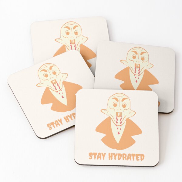 Item preview, Nosferatu Stay Hydrated Vampire Illustration designed and sold by beboplab.