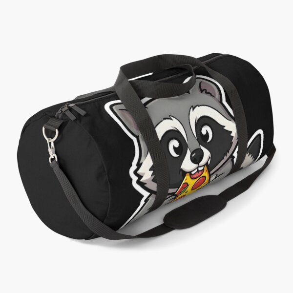 Item preview, Cute Kawaii Raccoon Eating Pizza Slice Trash Panda designed and sold by KCasual.